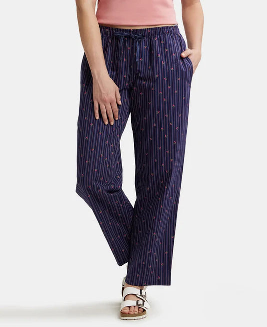 #RX06 Super Combed Cotton Woven Fabric Relaxed Fit Striped Pyjama with Side Pockets