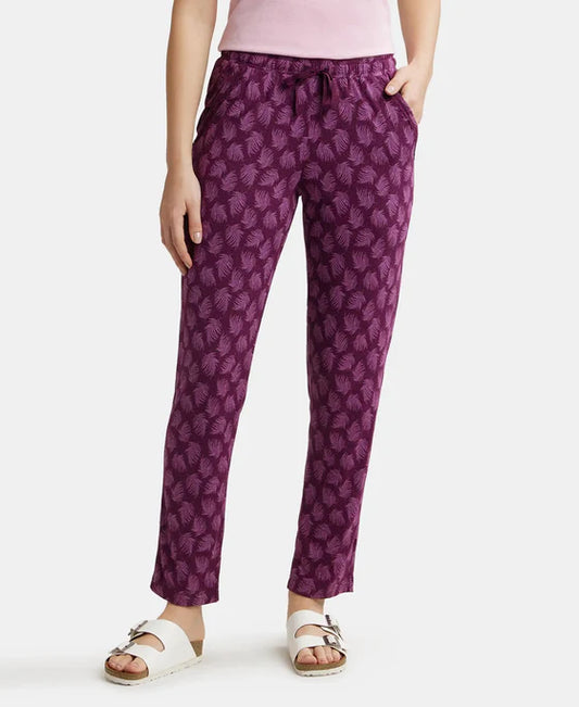 #RX09 Micro Modal Cotton Relaxed Fit Printed Pyjama with Side Pocket