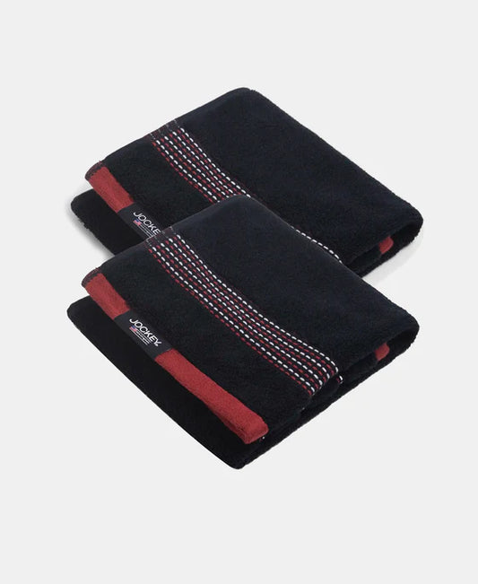 #T222 Cotton Rich Terry Ultrasoft and Durable Striped Hand Towel