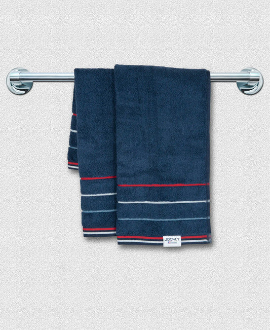 #T222 Cotton Rich Terry Ultrasoft and Durable Striped Hand Towel