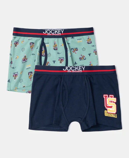 #UB03 Super Combed Cotton Elastane Stretch Printed Trunk with Ultrasoft Waistband -