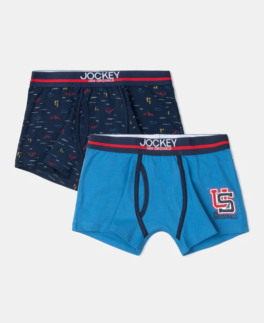 #UB03 Super Combed Cotton Elastane Stretch Printed Trunk with Ultrasoft Waistband -