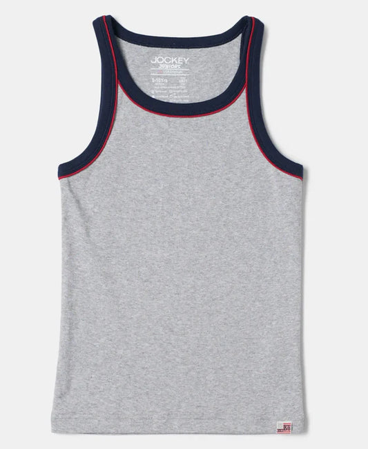 #UB21 Super Combed Cotton Rib Fabric Sleeveless Vest