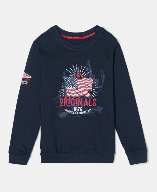 #UB58 Boy's Super Combed Cotton Rich Graphic Printed Sweatshirt