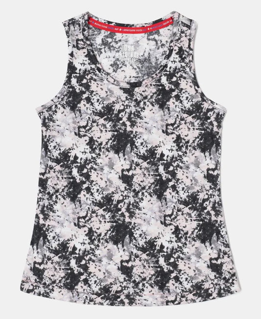 #UG36 Girl's Super Combed Cotton Printed Tank Top