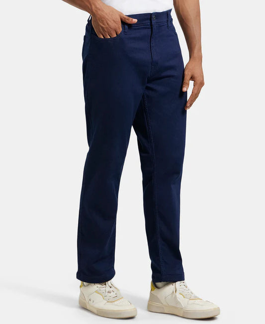 #UM45 Super Combed Cotton Rich Elastane Stretch Slim Fit Leisure Jeans With 5 Pocket Styling
