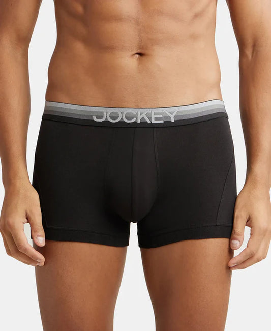 #US20 Super Combed Cotton Elastane Stretch Solid Trunk with Ultrasoft Waistband