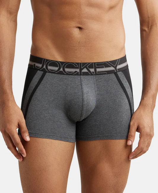 #US21Super Combed Cotton Elastane Stretch Solid Trunk with Ultrasoft Waistband