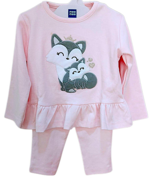 Mee Mee Cotton White Legging Set