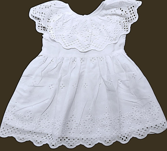 MEE MEE Peach Cotton Frock