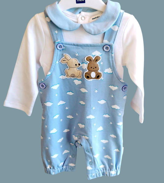 Mee Mee White Cotton Romper