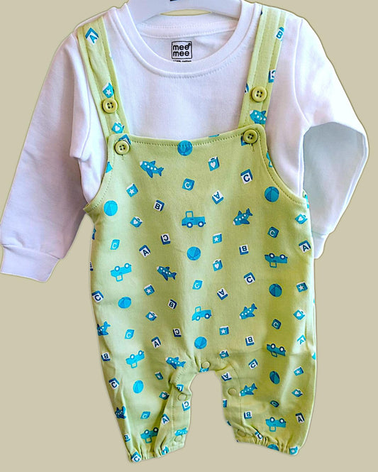 Mee Mee Denim Romper Set