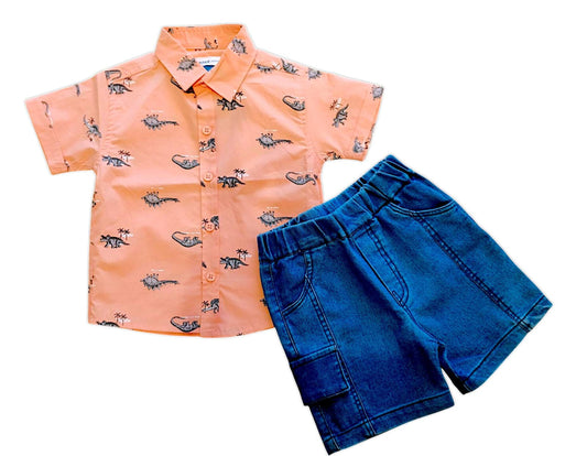 Mee Mee Cotton Shorts Set