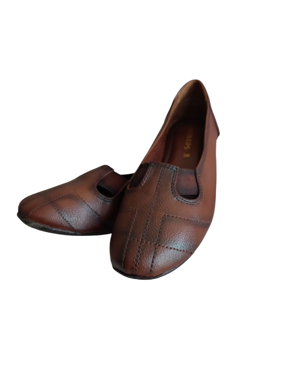 Healers Tan Foraml Ballerina Shoes For Women TLO-22 ByLiberty