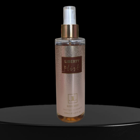 Liberty Luxury Flirt Body Mist for Men & Women Long Lasting Aquatic Fragrance Travel Friendly Perfume Body Spray Crafted in France 200ml