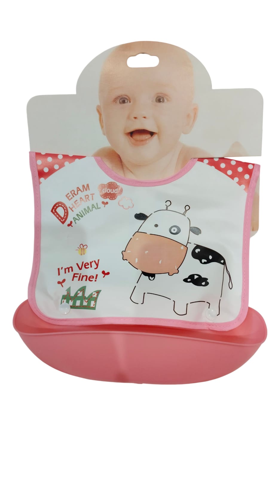 Mee Mee Baby Cotton Apron, Feeding Bibs Washable, Bibs Set for 0-12 Month (Pack of 2)