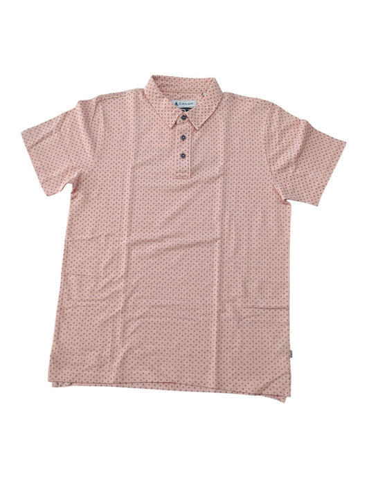 Canoe Men Short Sleeve Polo Neck Printed Pattern T-Shirt # TSH-VAN