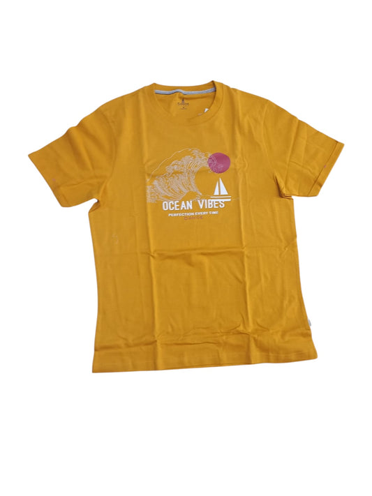 Canoe Men Round Neck Short Sleeve T-Shirt # TSH-ALYA