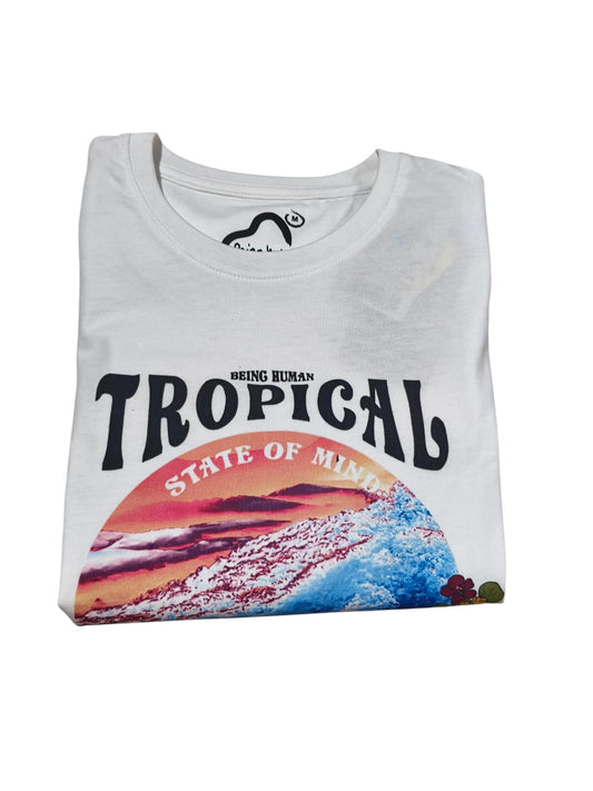 Being Human Clothing Men Slim Fit Crew Neck T-Shirts #BHTS24025