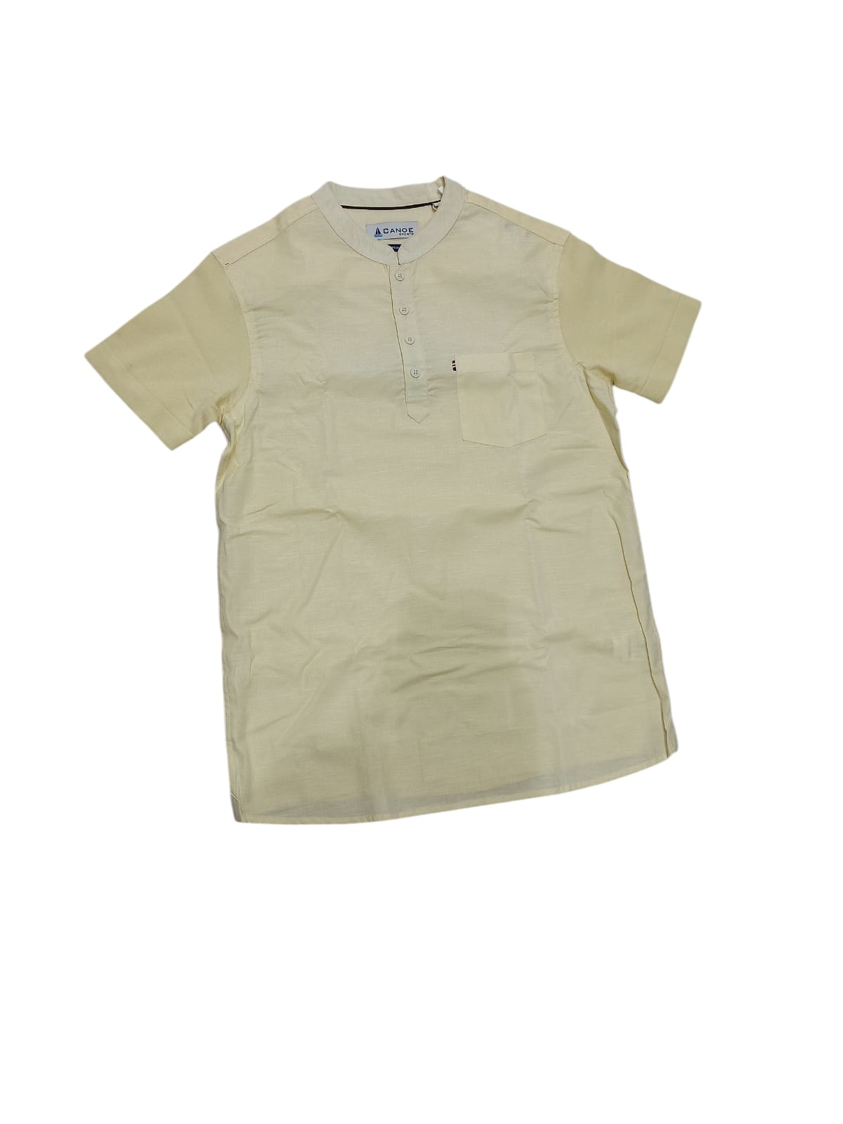 Canoe Men Round Neck Short Sleeve Length Regular Fit Knitted T-Shirt # KTS-TYON