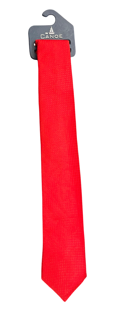 CANOE NECK TIE # ST-SLIM SOLID