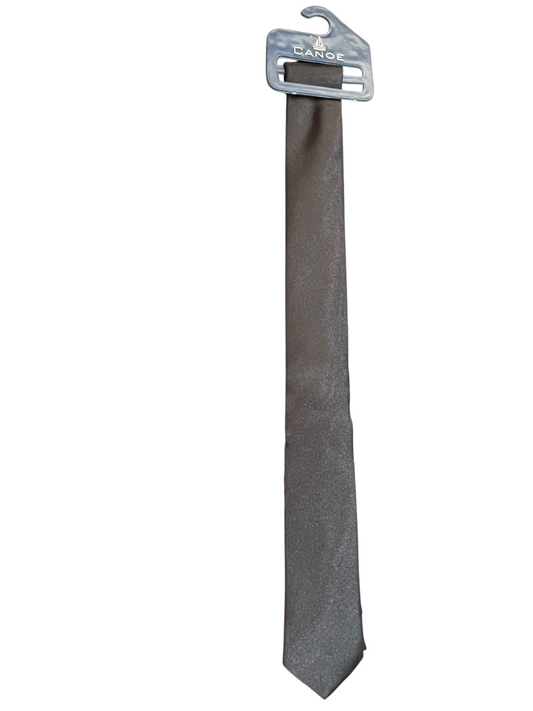 CANOE NECK TIE # ST-SLIM SOLID