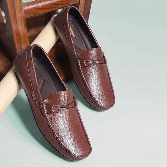 Fortune Brown, Black Formal Loafers For Men AVL-5 By Liberty