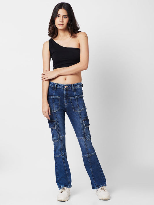 Spykar Women Bootcut Light Fade Stretchable Jeans #WDYNR1BD251