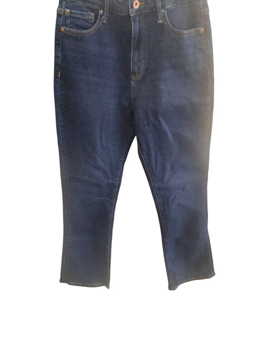 Spykar Women Blue Cotton  HIGH RISE BOOTCUT ANKLE LENGTH Fit Regular Length Jeans #WDYNR1BD169