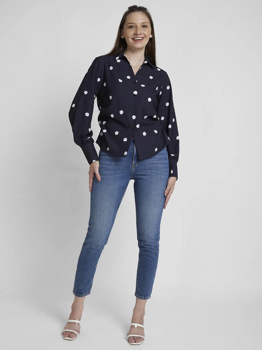Spykar Women Mid Blue Cotton Mom Fit Ankle Length Highly Distressed Jeans #WDNYNR2BC334