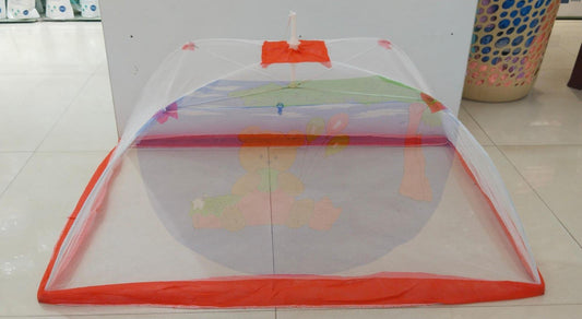 Classic Mosquito Net for Double Bed | Queen Size Foldable Machardani |