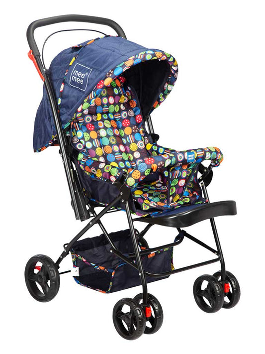 Comfortable Pram with 3 Seating Position(Red)