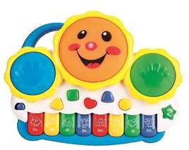 Musical Xylophone and Mini Piano for Kids - Educational Musical Instruments Toy Set for Babies, Non-Battery- Assorted Color