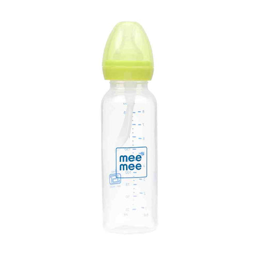Mee Mee Blue Spoon Bottle | BPA-Free | Easy Feeding | Soft Spoon | Leak-Proof & Safe