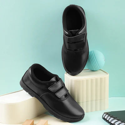Prefect Velcro Uniform School Shoes For Kids S/BOY-V By Liberty